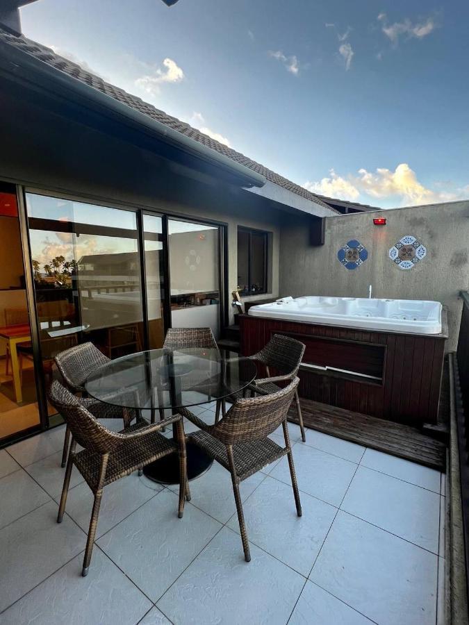 Flat Duplex De Luxo Em Muro Alto Com Jacuzzi Privativa Porto de Galinhas Bagian luar foto